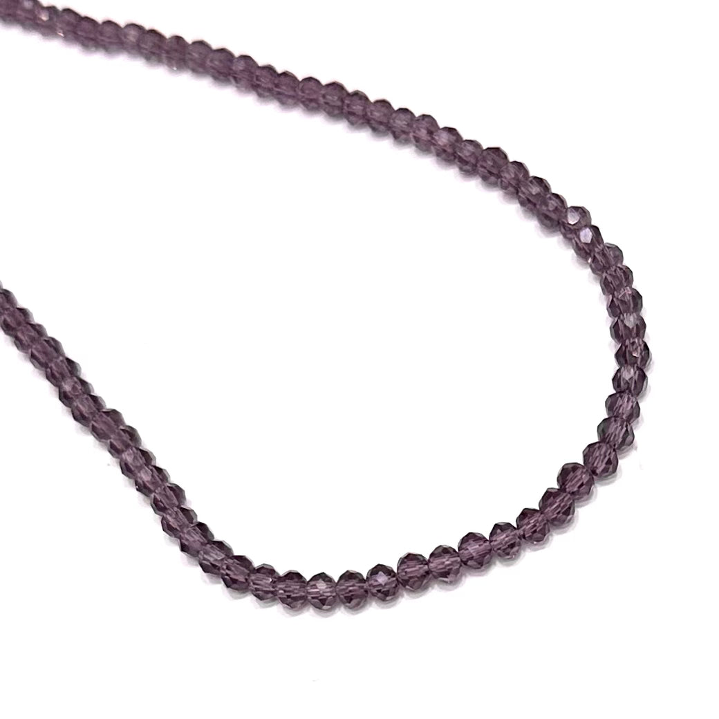 CRISTAL CHATO | 4MM | TRANSLUCIDO MORADO