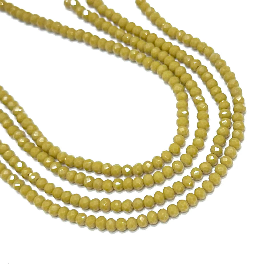 CRISTAL CHATO | 4MM | MATTE VERDE OLIVA