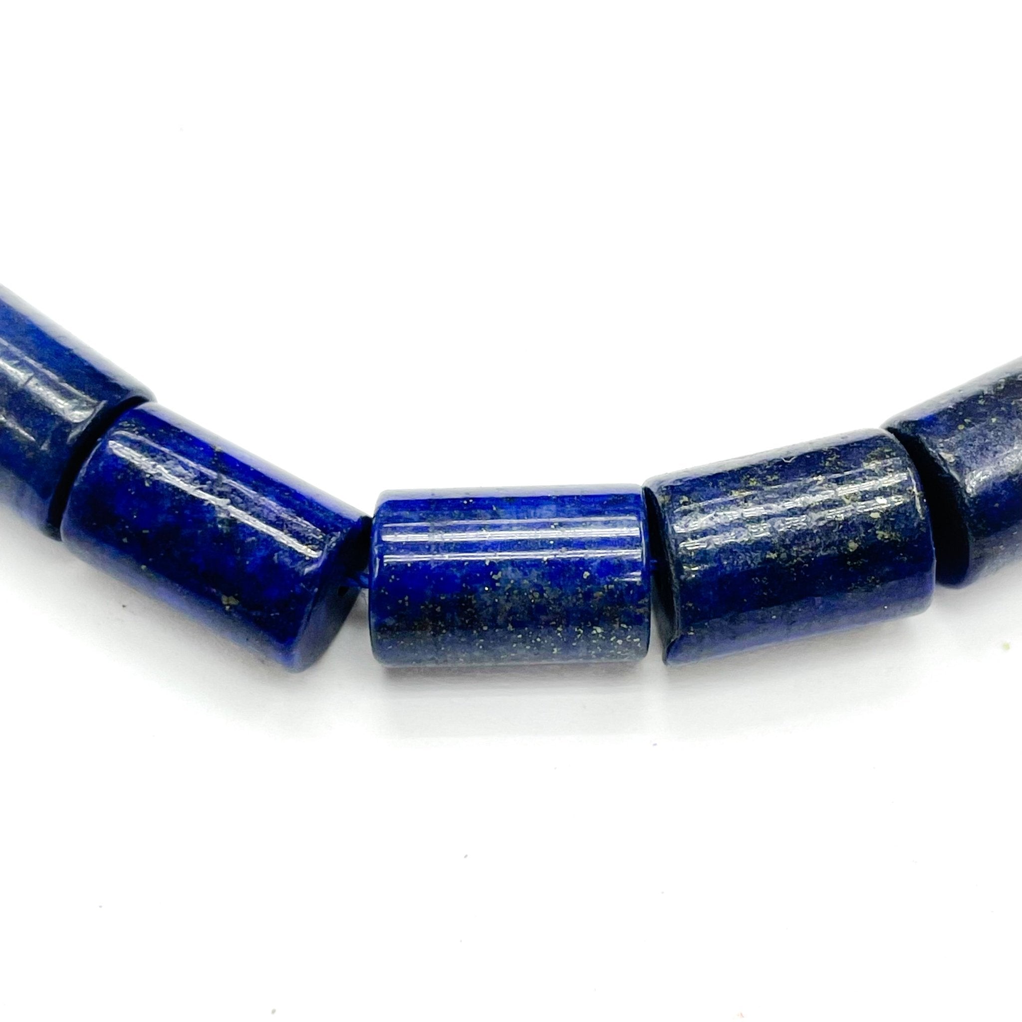 LAPISLAZULI RECONSTITUIDO | CILINDRO | 12X8MM