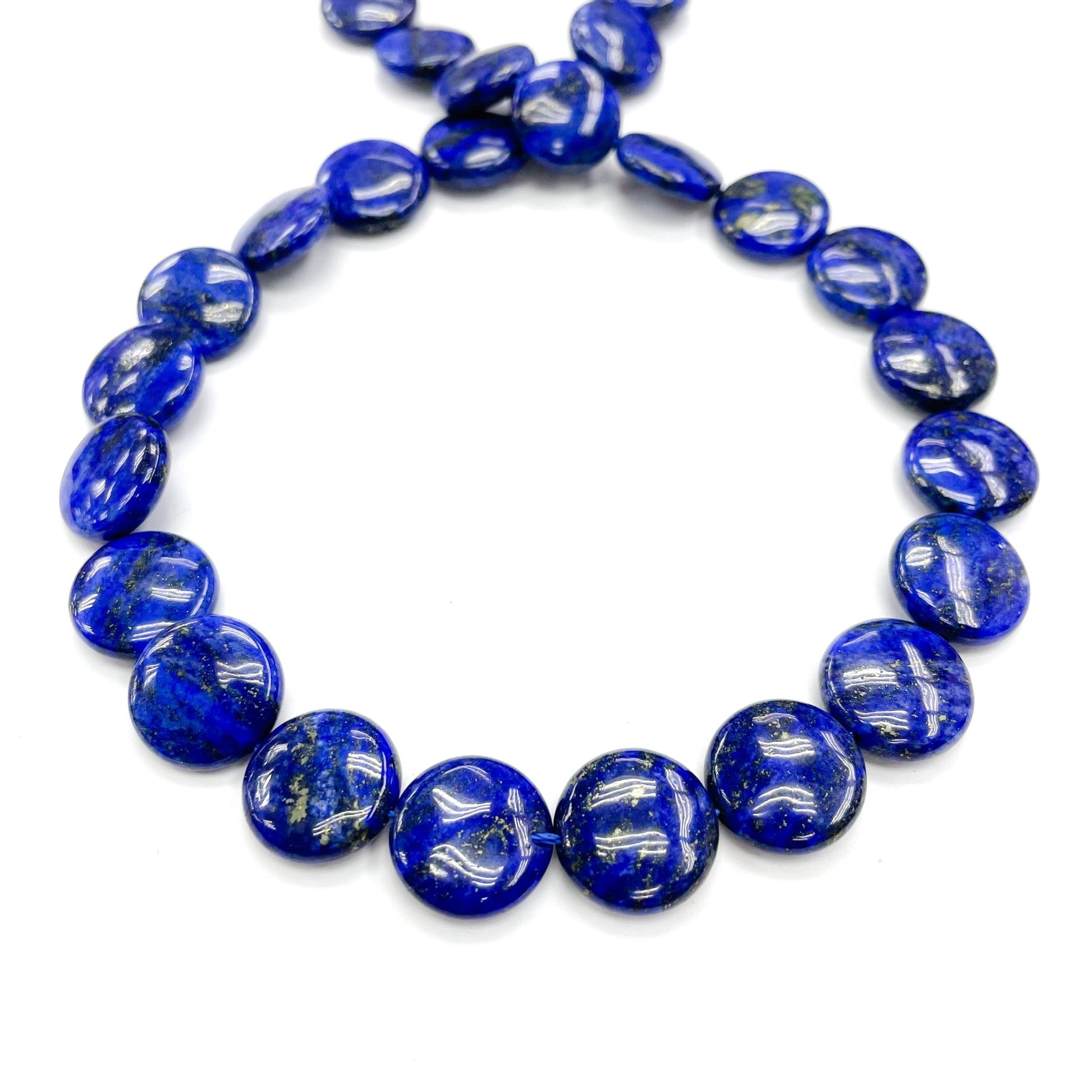 LAPISLAZULI RECONSTITUIDO | COIN | 14MM