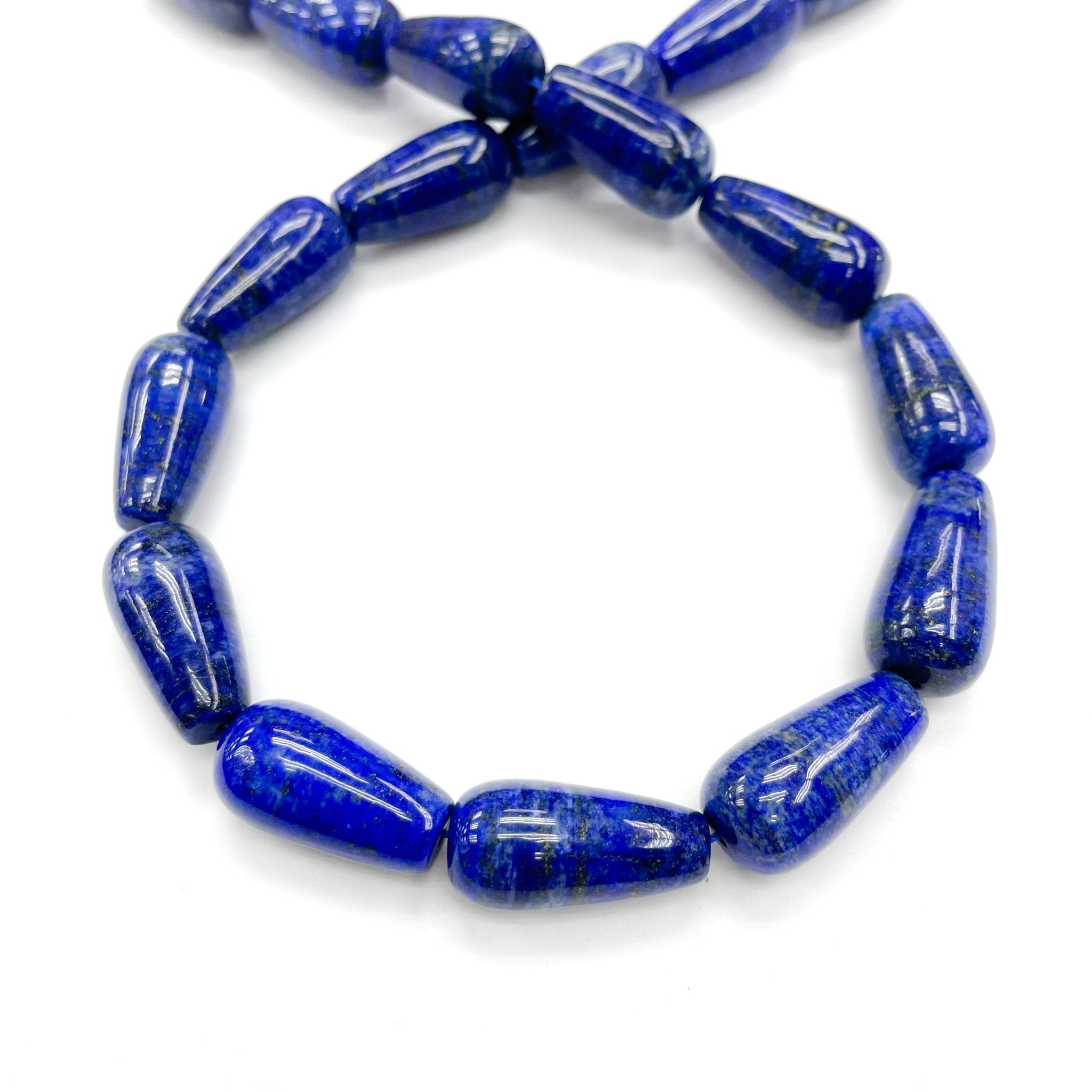LAPISLAZULI RECONSTITUIDO | GOTA ALARGADA | 24X12MM