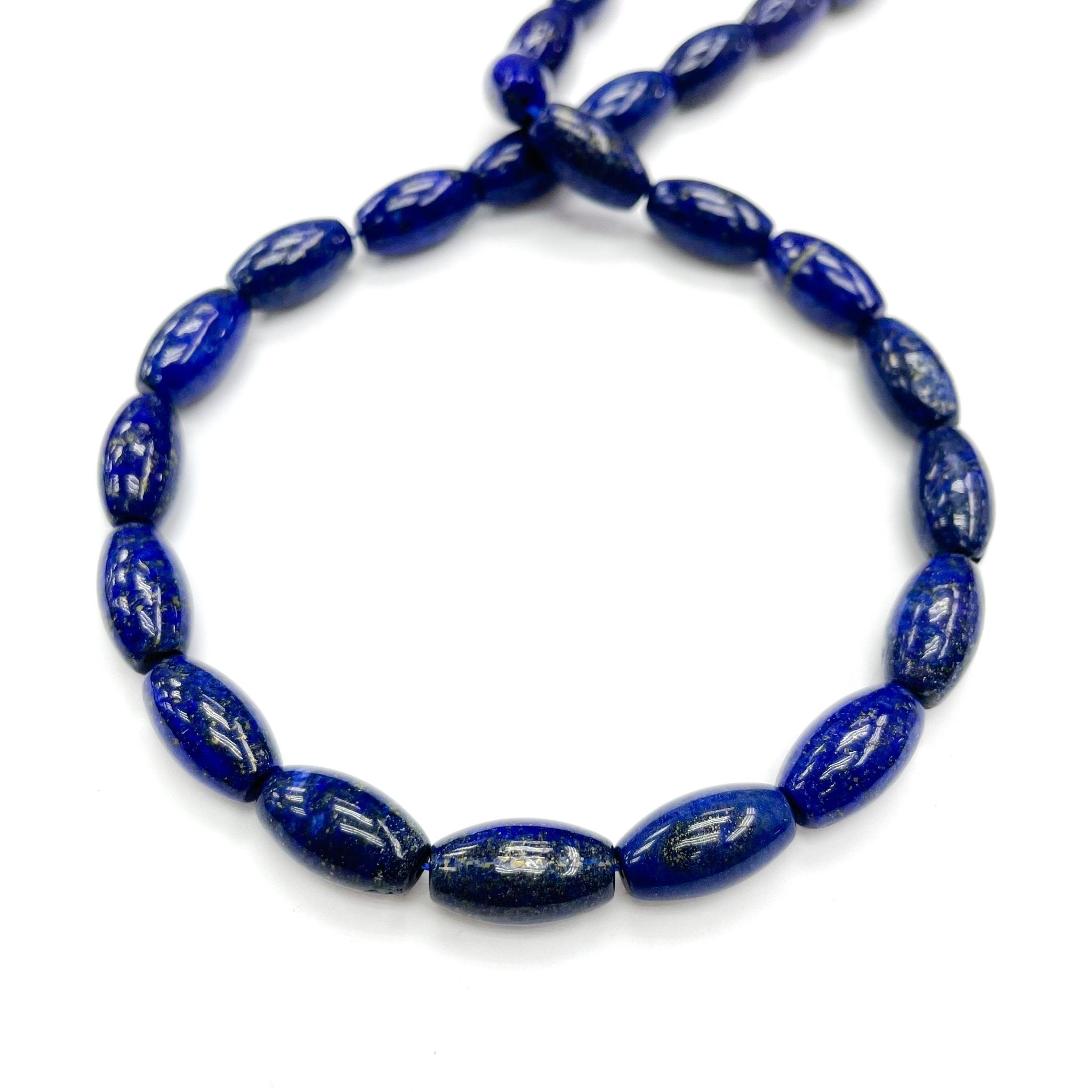 LAPISLAZULI RECONSTITUIDO
| OVALADO ALARGADO | 8X15MM