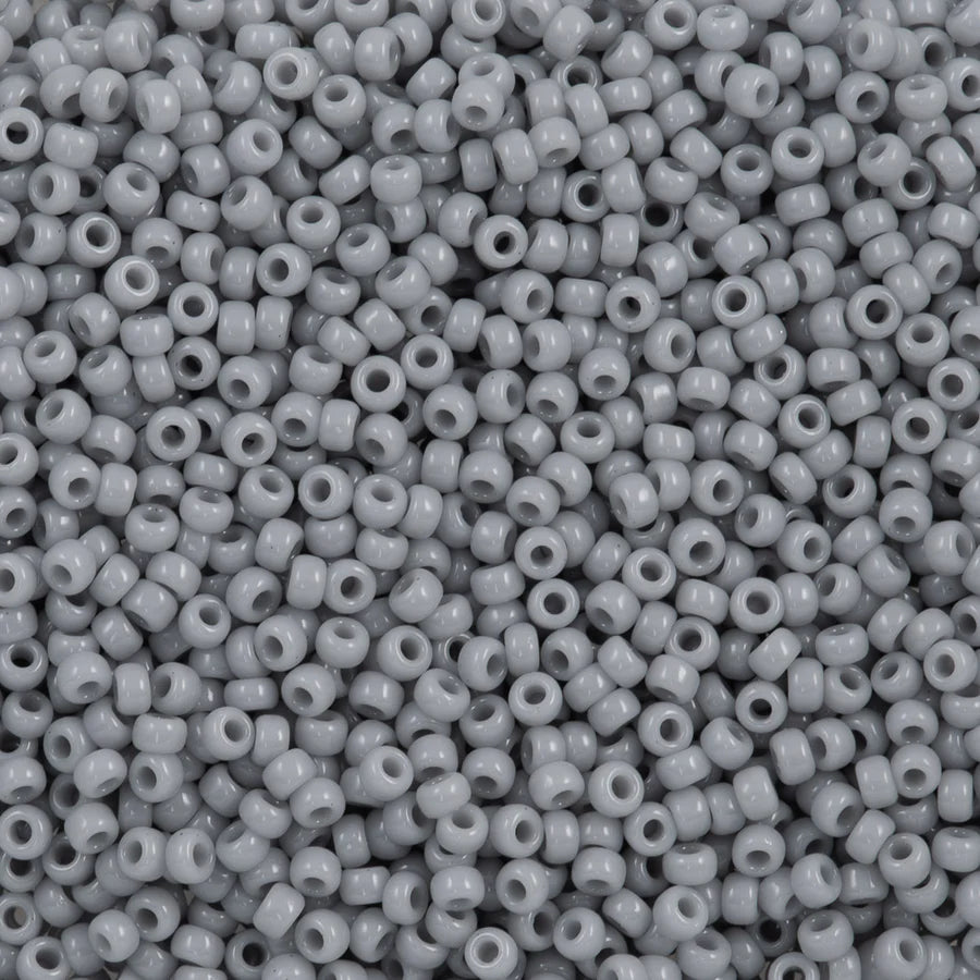 MIYUKI ROUND ROCAILLES 15/0 | 498RR | OPAQUE GRIS