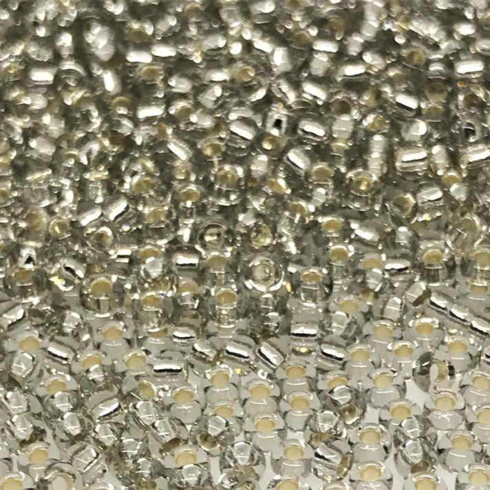 MIYUKI ROUND ROCAILLES 11/0 | 2433RR | SILVERLINE GRIS CLARO