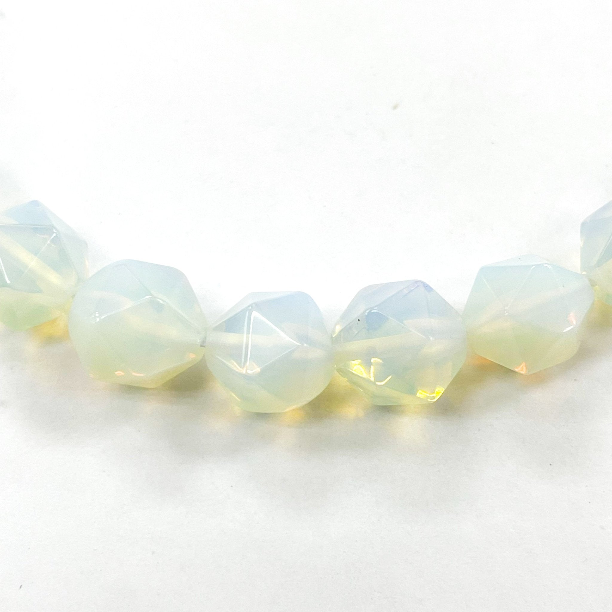 PIEDRA HEXAGONAL | 10MM | PIEDRA LUNA