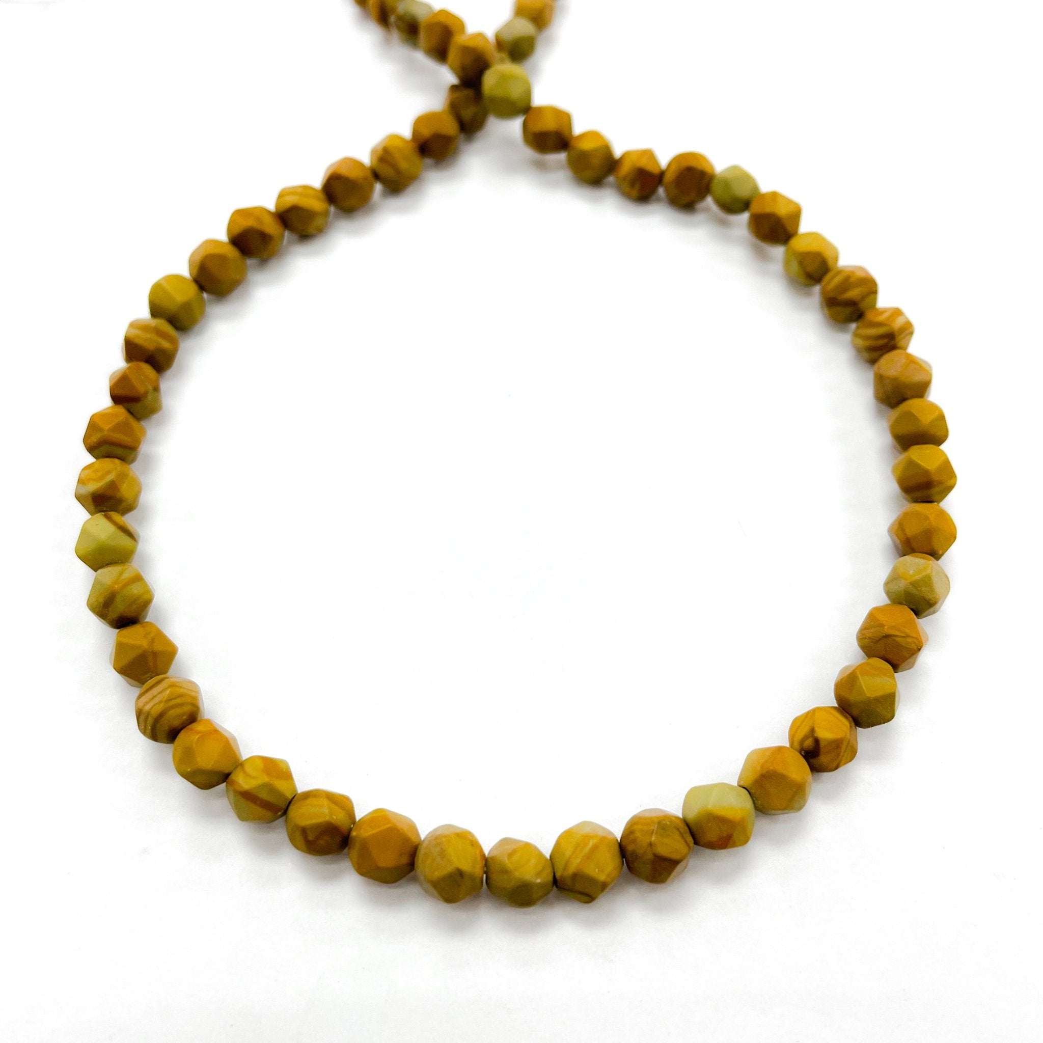 PIEDRA HEXAGONAL | 6MM | AGATA CAFE