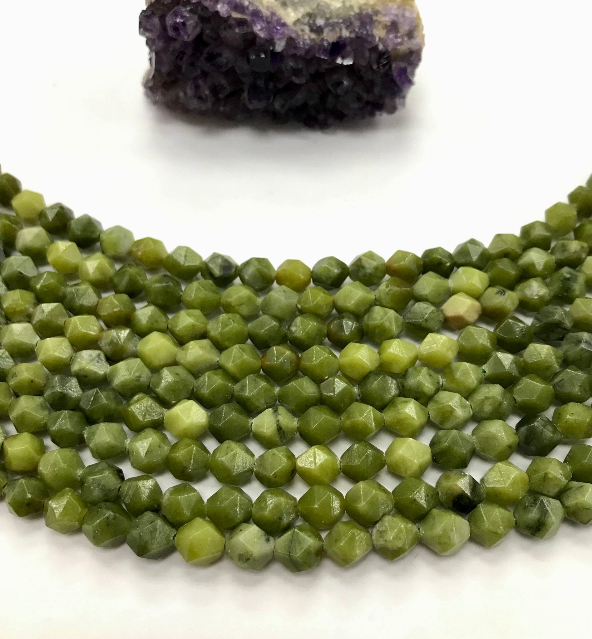 PIEDRA HEXAGONAL | 6MM | SERPENTINA