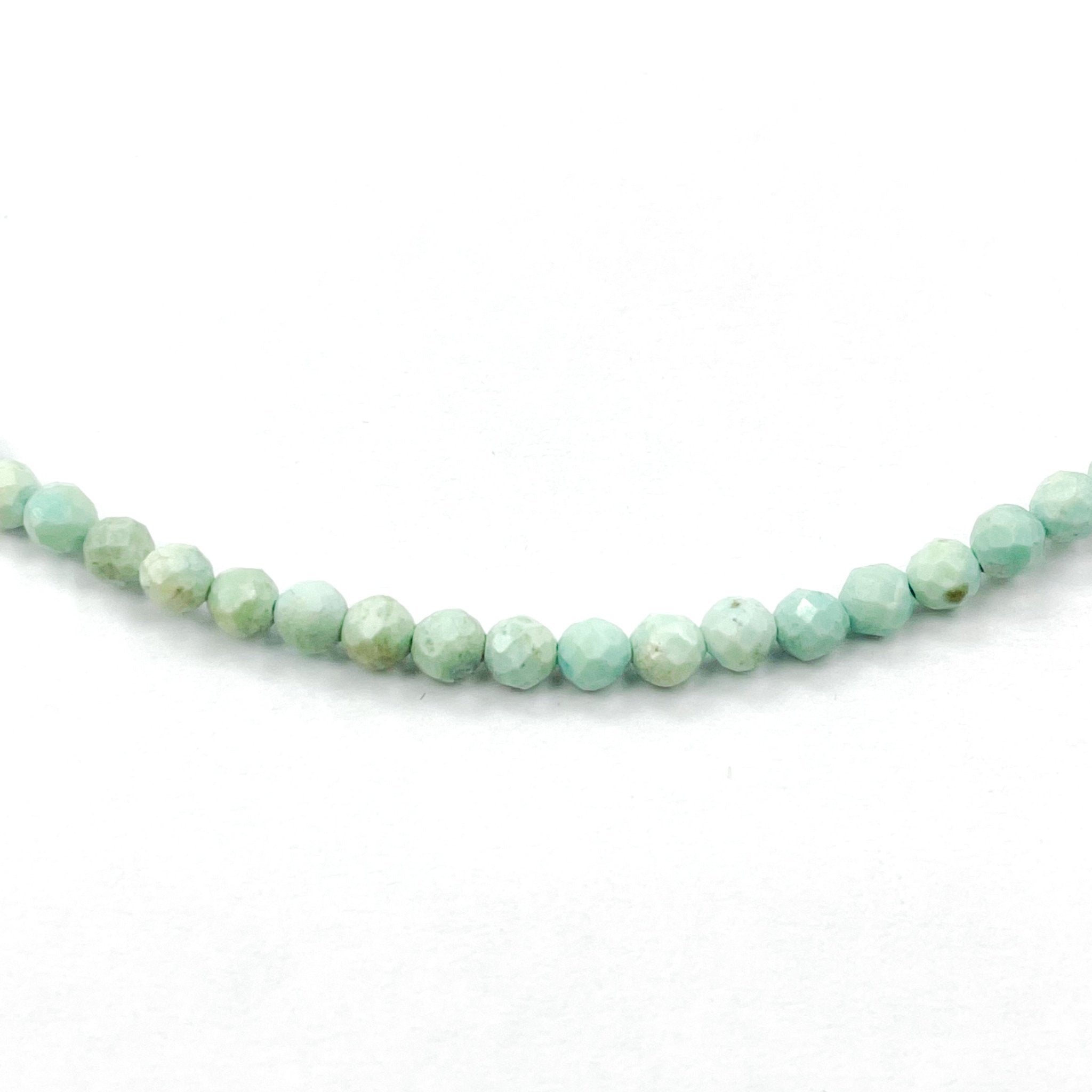 PIEDRAS NATURALES | MINI | AMAZONITA AQUA MATIZADA | 3MM