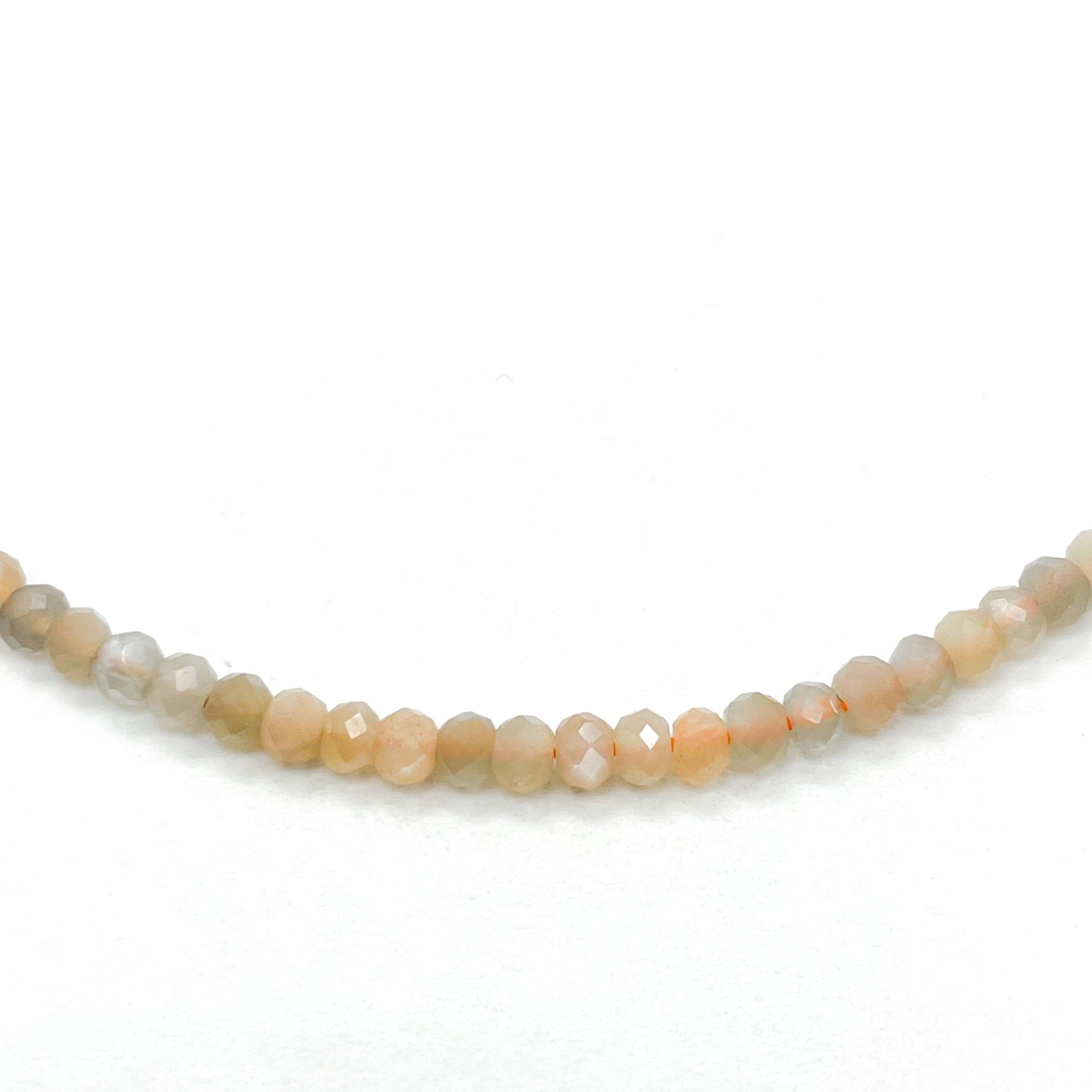 PIEDRAS NATURALES | MINI | MOON STONE | RONDELL | 3.2X2.4MM