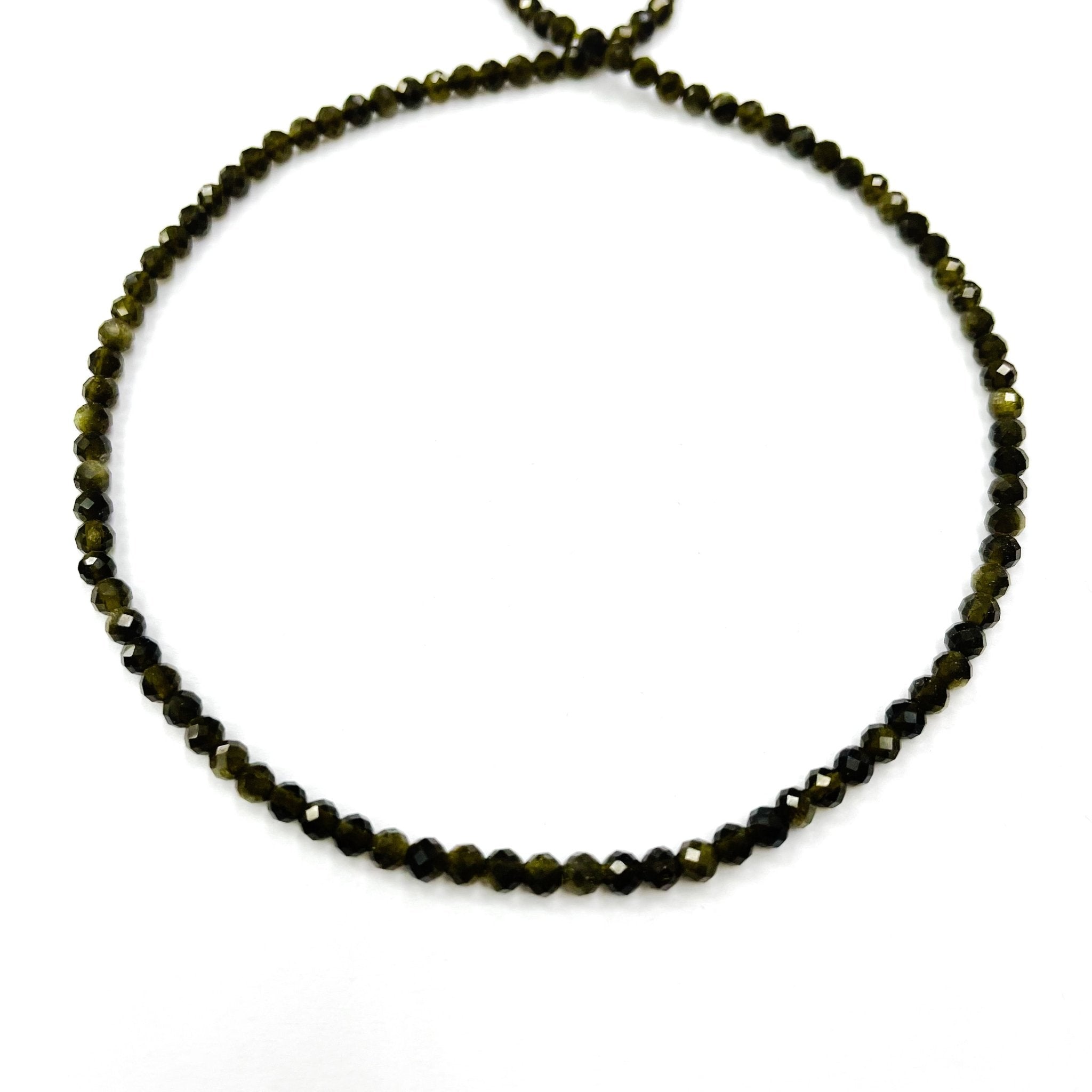 PIEDRAS NATURALES | MINI | OBSIDIANA GOLD | 3MM