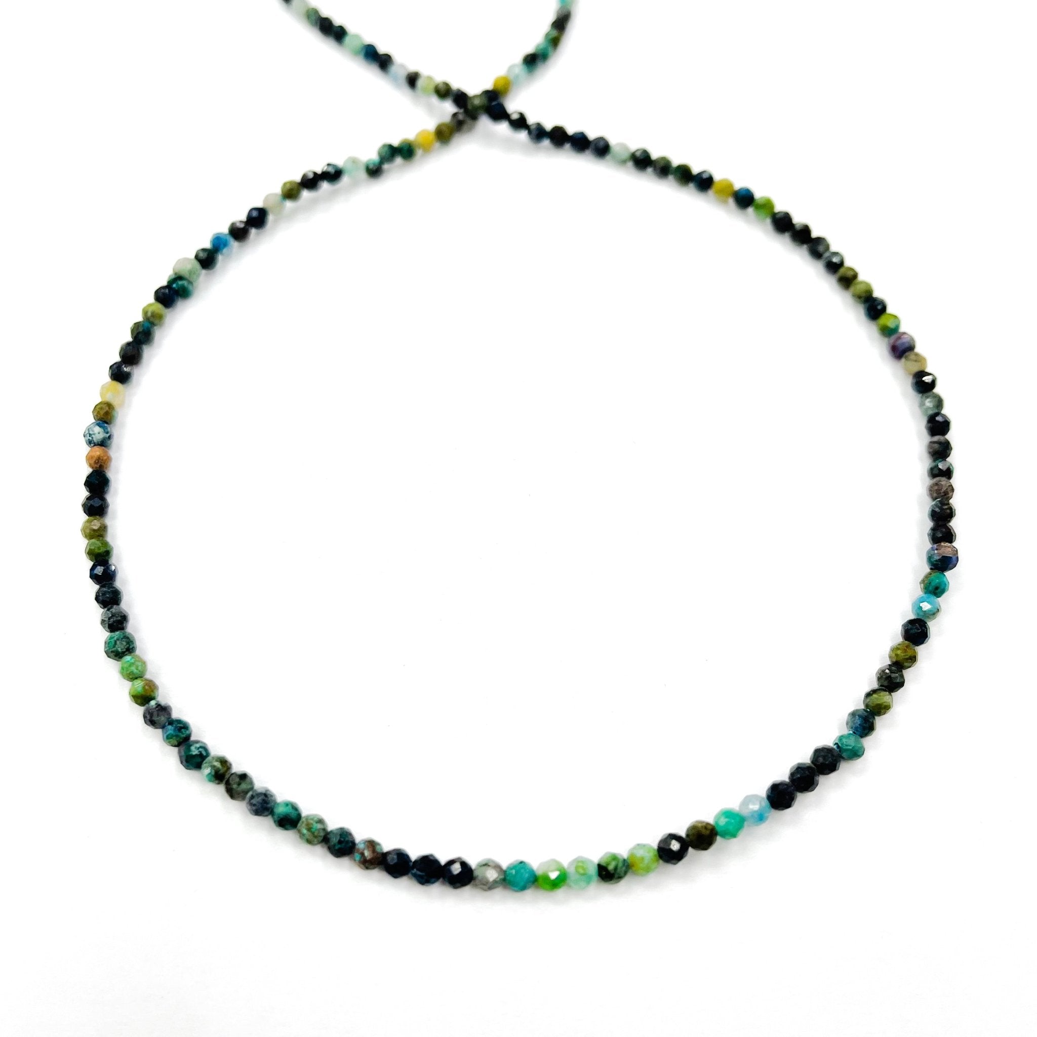 PIEDRAS NATURALES | MINI | TURQUESA AFRICANA OSC | 2.4MM