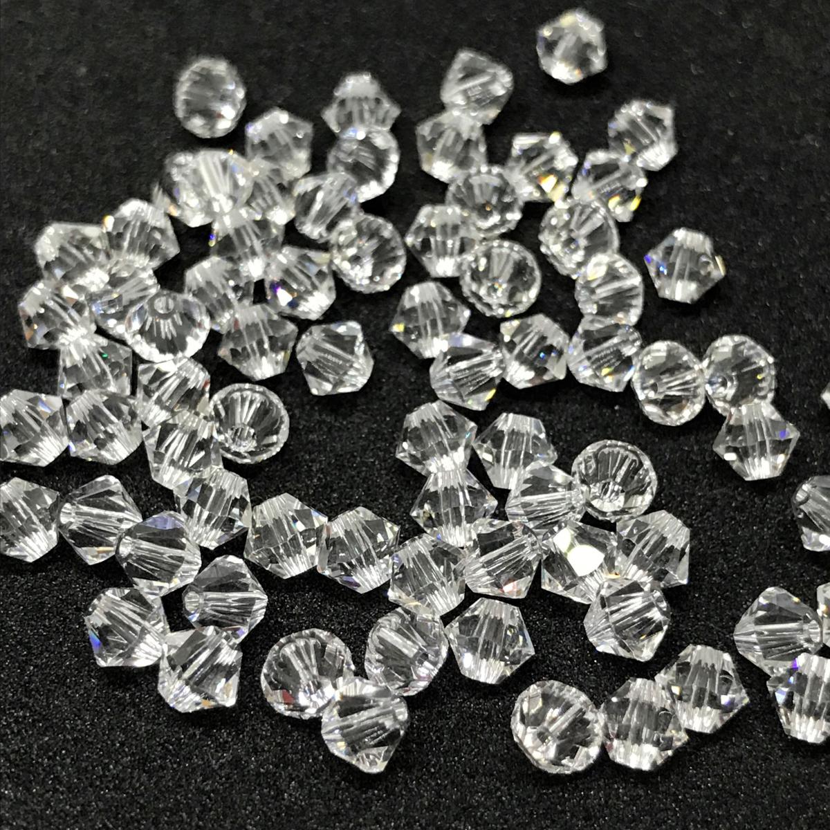 Bead Swarovski Crystals | 3mm | C5 ST #001 | 25u | Transparente