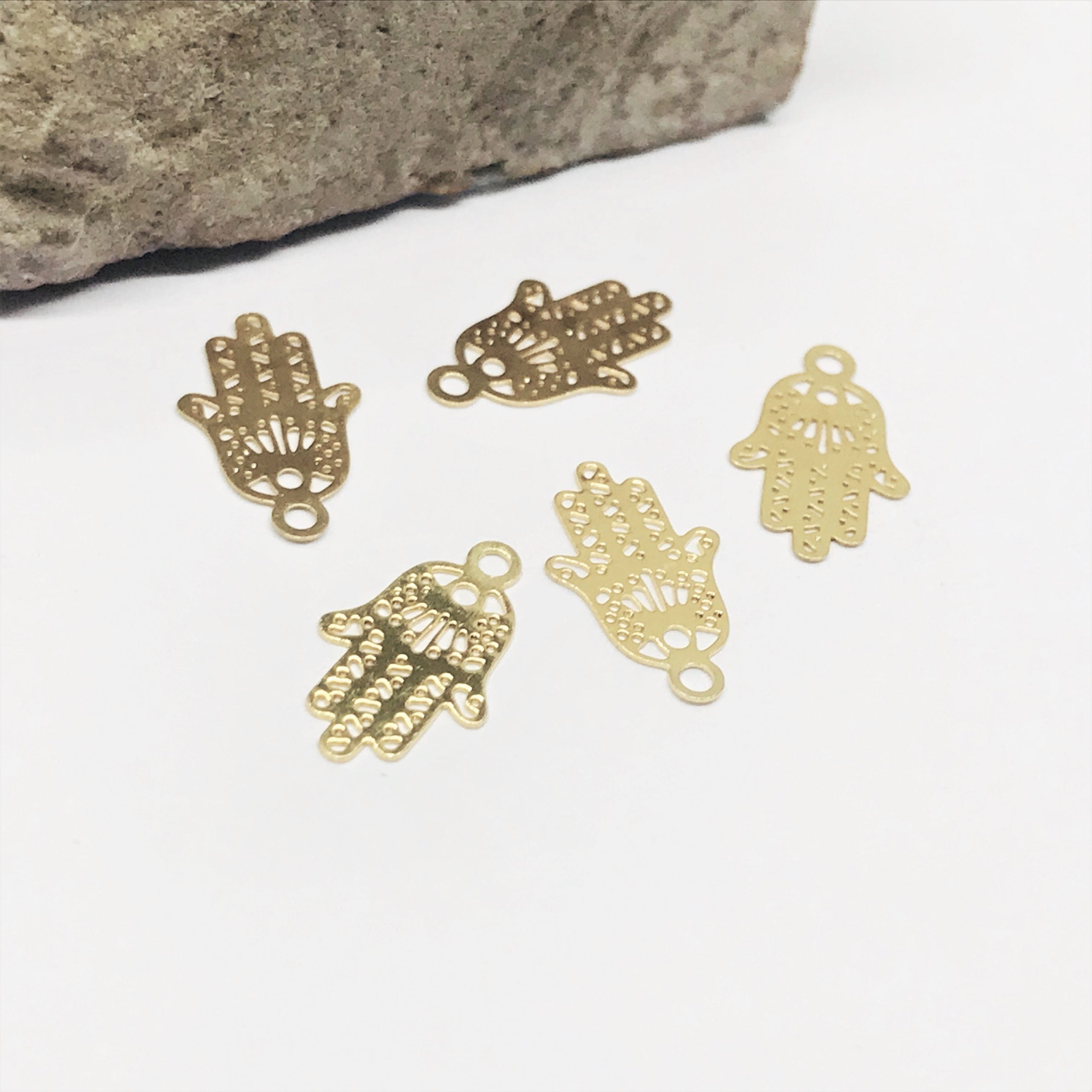 MANO DE FATIMA | BAÑO DE ORO 18K | 12MM