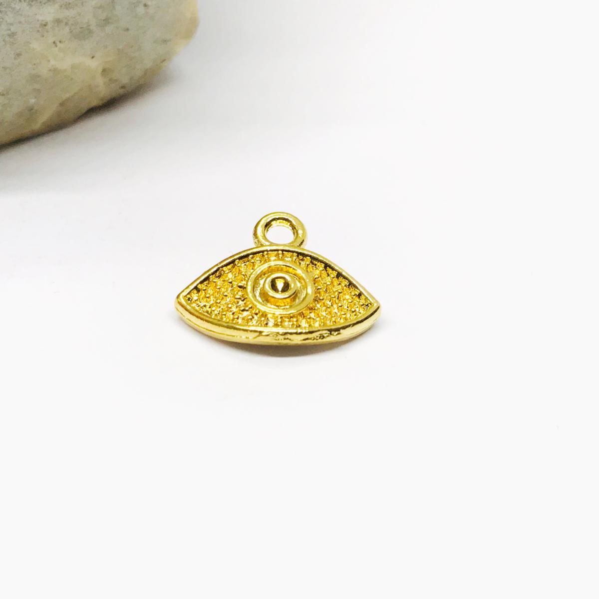 OJO DE HORUS | BAÑO DE ORO 24K | 15MM