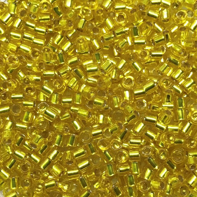 Miyuki Delica Beads 8/0 | 145DB | Silverline Amarillo (C9)