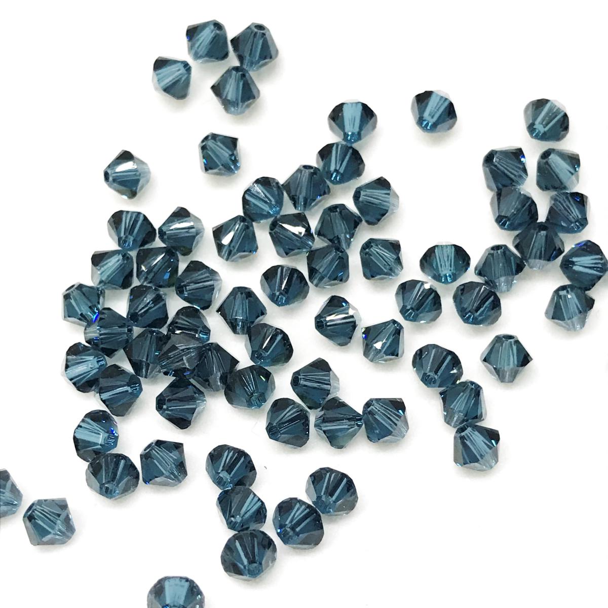 Bead Swarovski Crystals | 4mm | C1 ST #207 | 25u | Azul marino