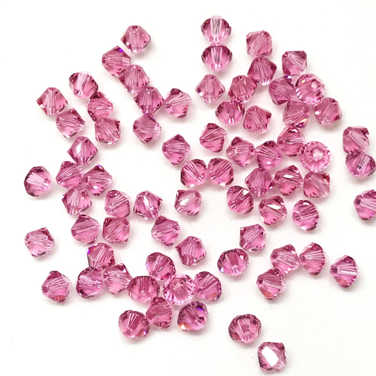 Bead Swarovski Crystals | 4mm | C1 ST #209 | 25u | Rosado