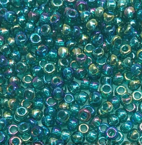 Miyuki Round Rocailles 8/0 | 2458RR | Tornasol Verde (C11)