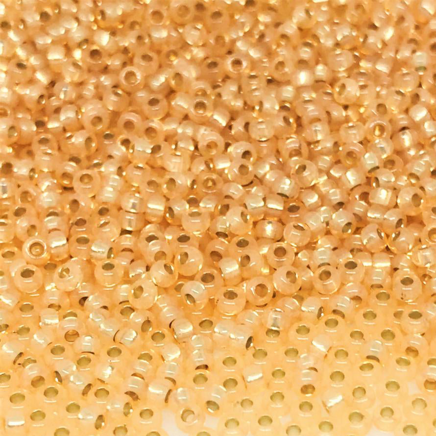 MIYUKI ROUND ROCAILLES 11/0 | 580RR | SILVERLINE MANDARINA (C24)