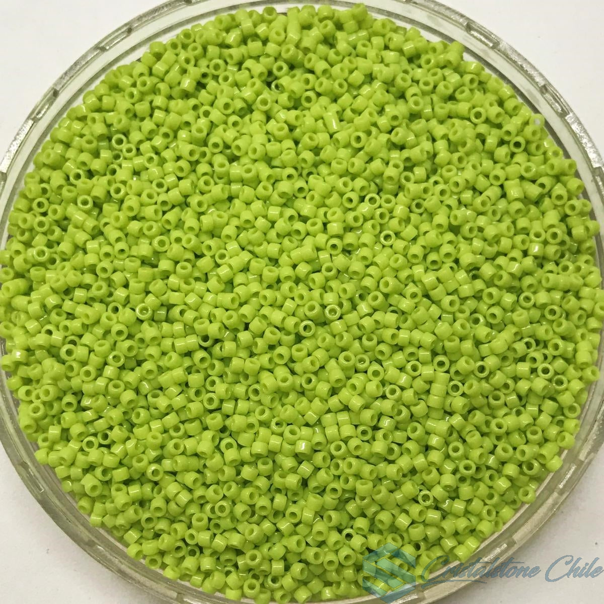 Miyuki Delica Beads 11/0 | 733DB | matte Verde Pistacho