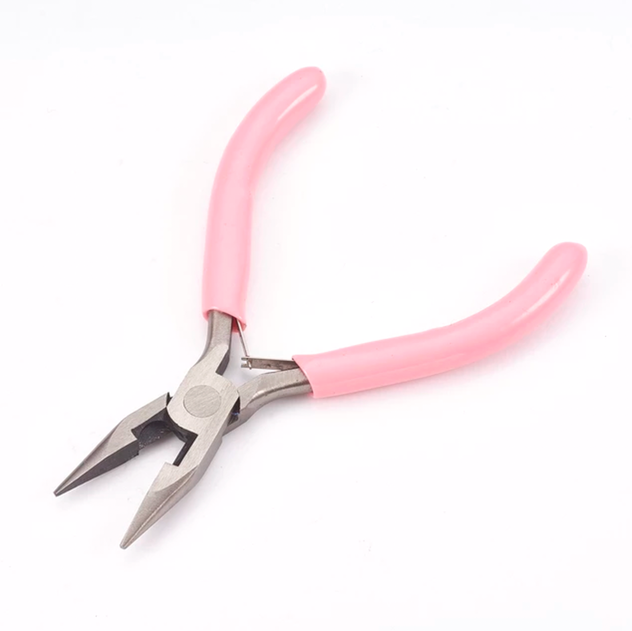 Alicate Rosa Punta Plano Fino | 12cm