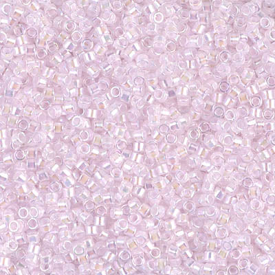 Miyuki Delica Beads 11/0 | 55DB | Rosado transp tornasol