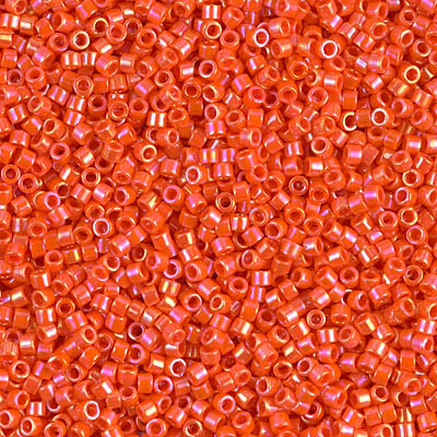 Miyuki Delica Beads 11/0 | 161DB | Rainbow Naranja