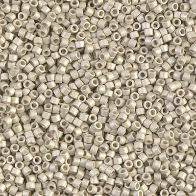 Miyuki Delica Beads 11/0 | 335DB | Matte Plateado