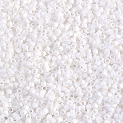 Miyuki Delica Beads 11/0 | 351DB | Matte Blanco