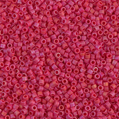 Miyuki Delica Beads 11/0 | 362DB | Matte Rainbow Fucsia