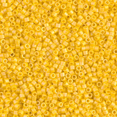 Miyuki Delica Beads 11/0 | 1592DB | Matte Amarillo