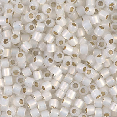 Miyuki Delica Beads 8/0 | 221DB | Goldline Blanco (C9)