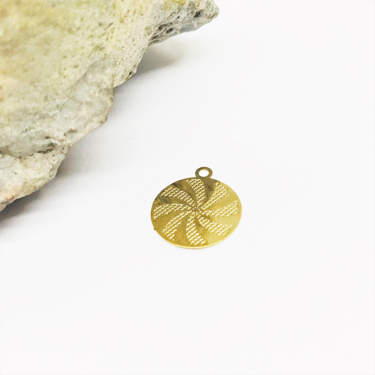 MANDALA | BAÑO DE ORO 18K | 15MM