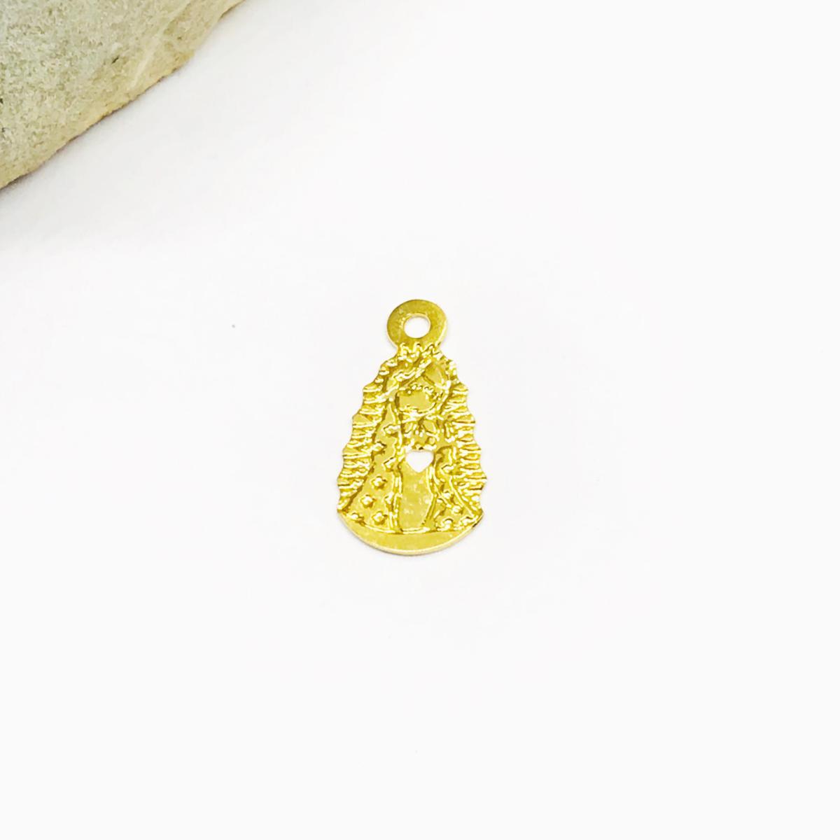 COLGANTE VIRGEN | BAÑO DE ORO 24K | 13MM