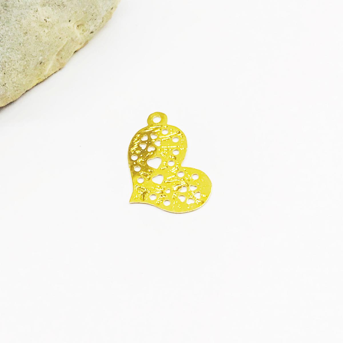 CORAZON | BAÑO DE ORO 24K | 15MM