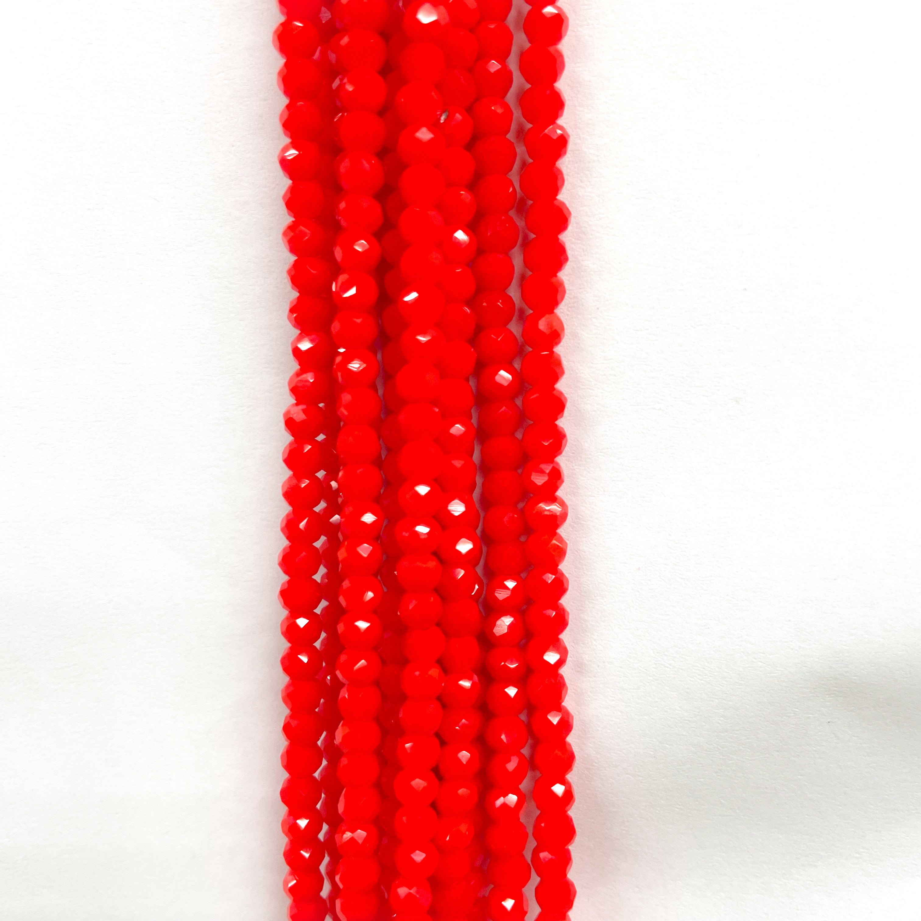 Cristal Chato | 4mm | Matte Naranja 5 (7-11H)