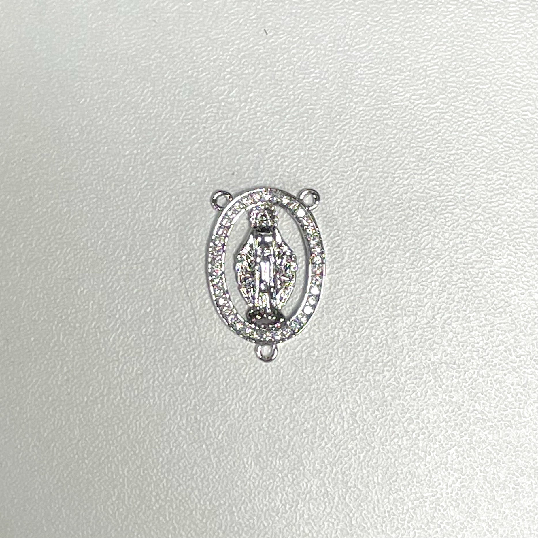 CONECTOR VIRGEN | 18MM-1UND | PLATEADO (C1)(49RN)