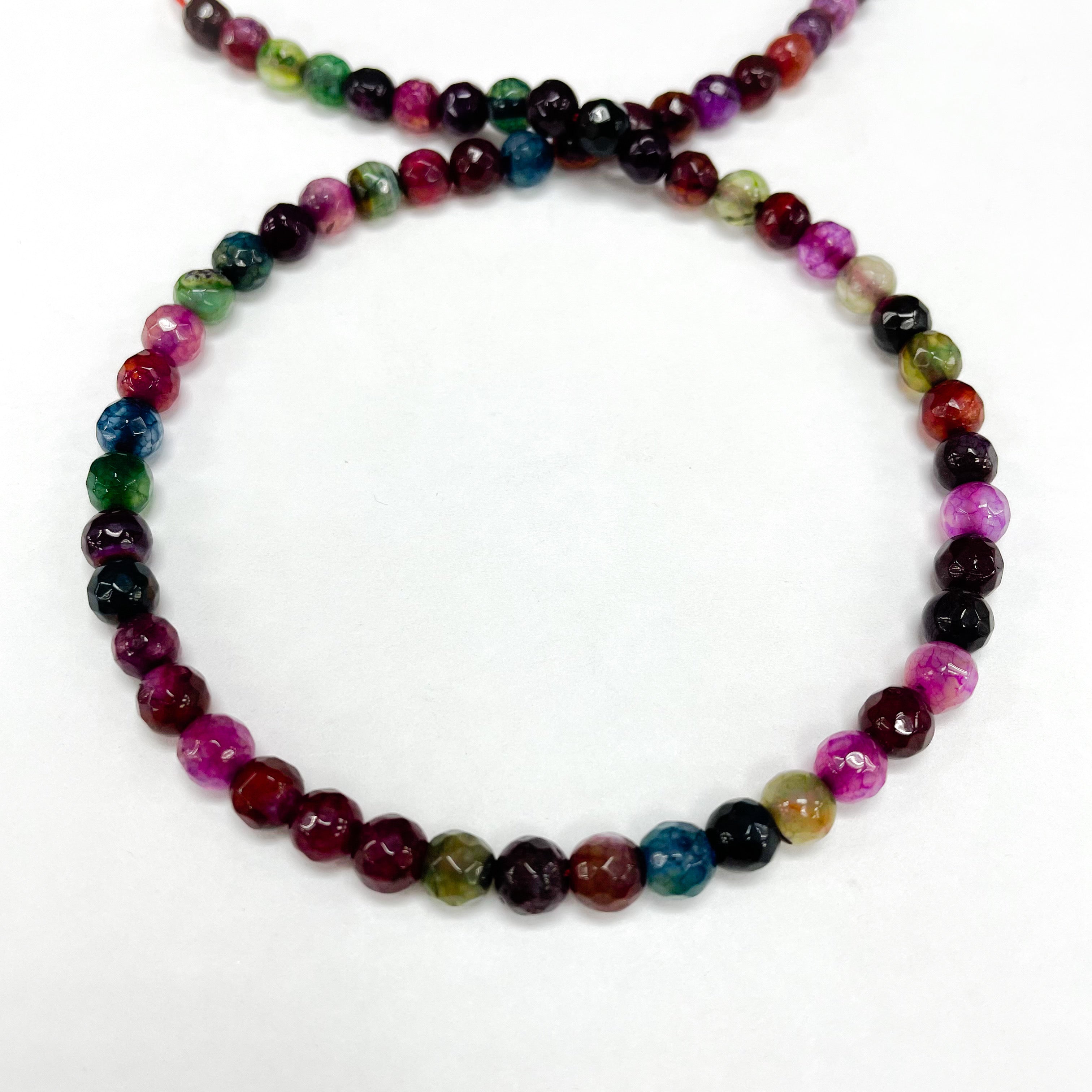 Agata Facetada | 6mm | Mix multicolor 1 (7-11E)