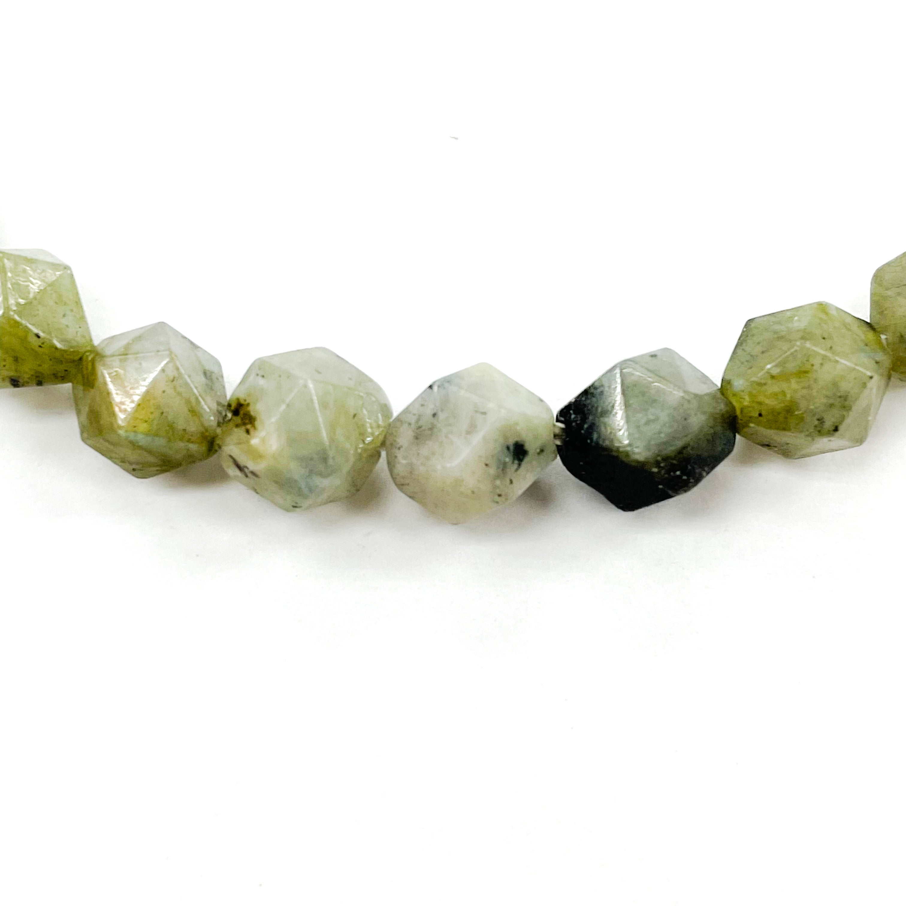 PIEDRA HEXAGONAL | 8MM | LABRADORITA