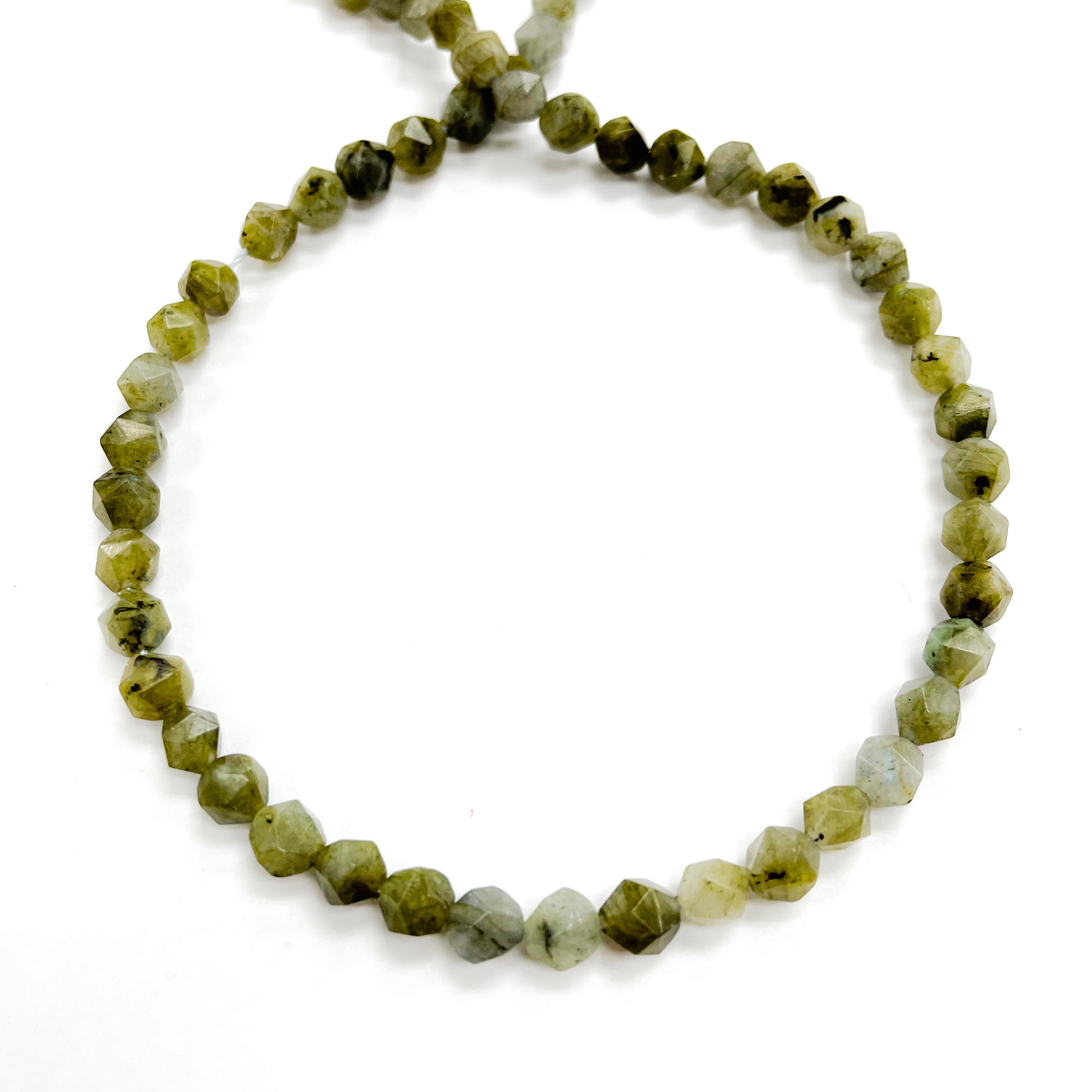 PIEDRA HEXAGONAL | 6MM | LABRADORITA (9-10A)