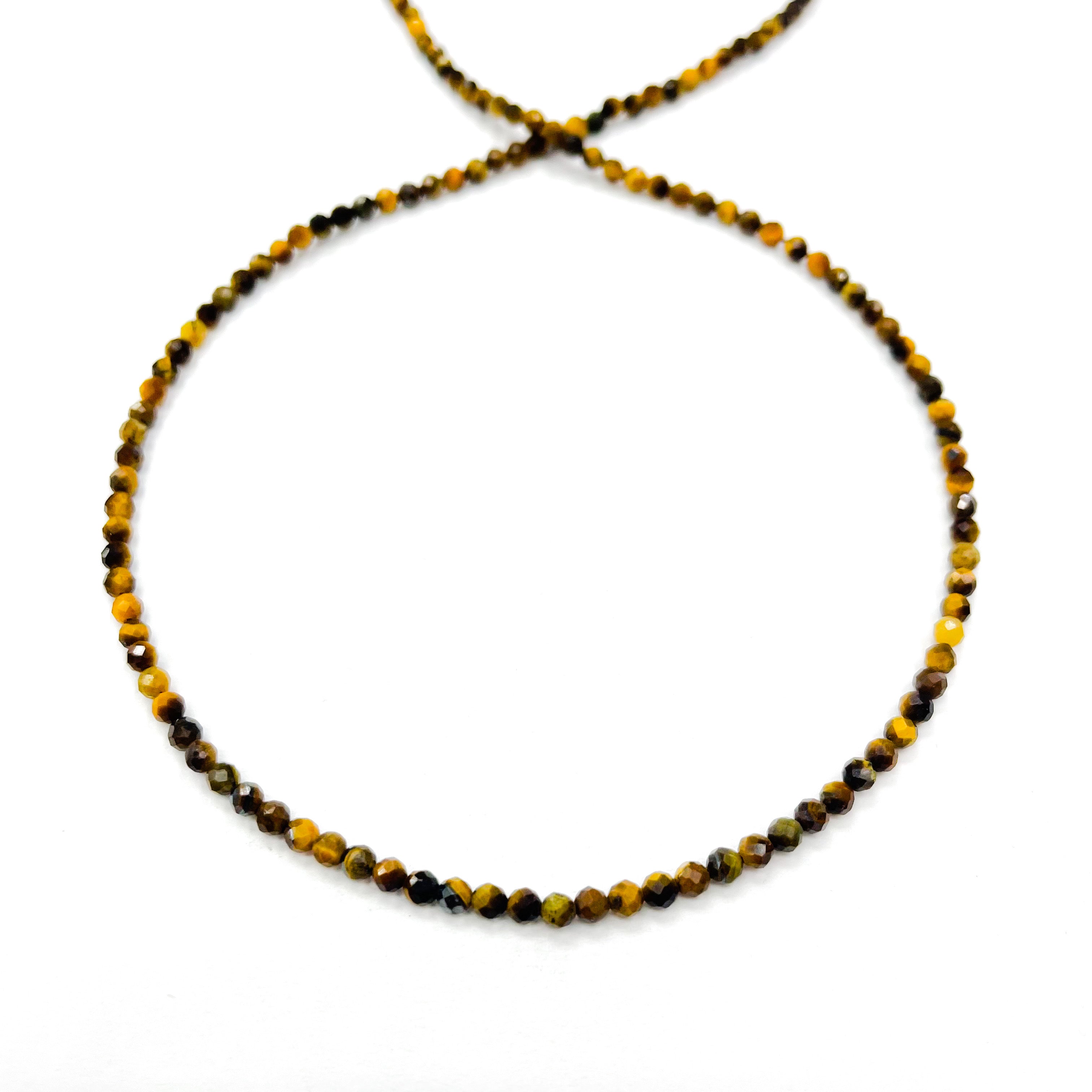 PIEDRAS NATURALES | MINI | OJO DE TIGRE | 2MM (1-12A)