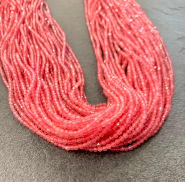 PIEDRAS NATURALES | MINI | CIRCONITA ROSADO INTENSO | 2MM (1-14A)