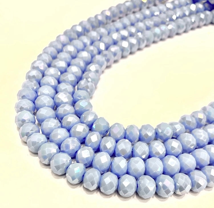 Cristal chato | 8 mm | LAVANDA CL TORNASOL (13-3G)