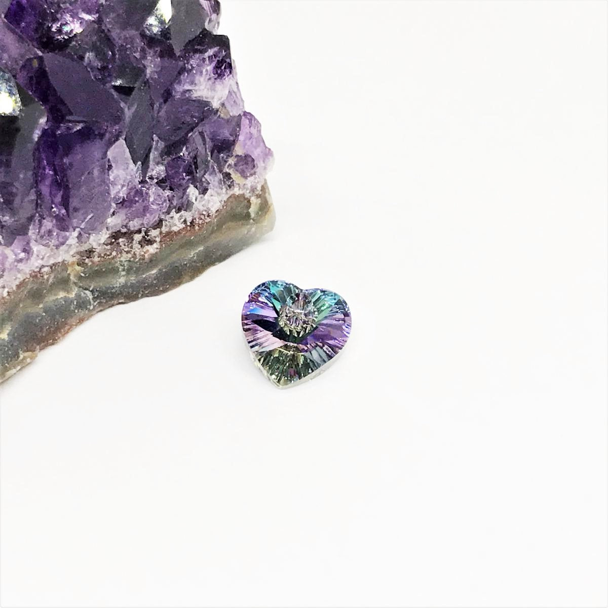 Swarovski Elements Corazón | 10mm | Vitrail Light (C1)-(2COP)