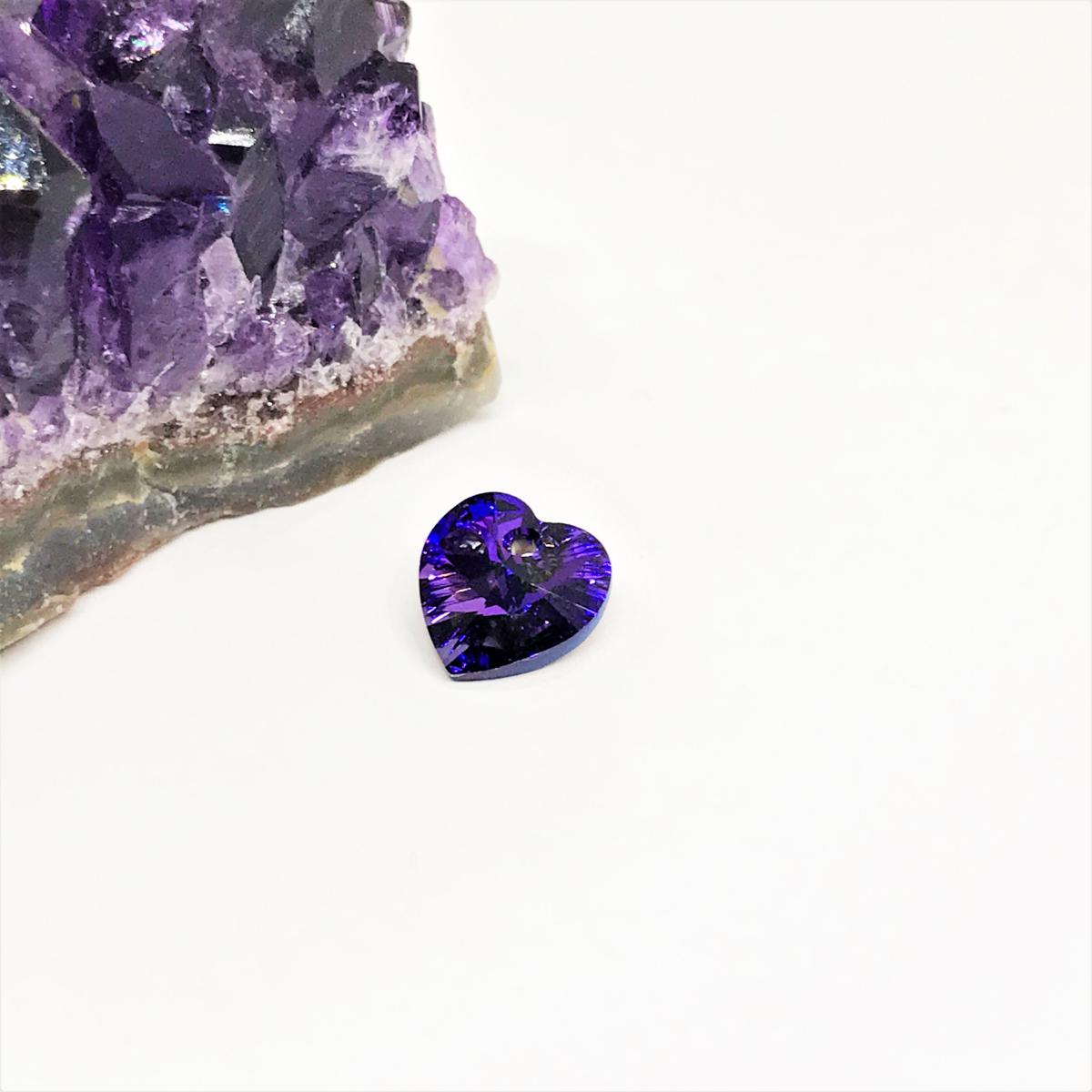 Swarovski Elements Corazón | 10mm | Heliotrope (C1)-6COP)