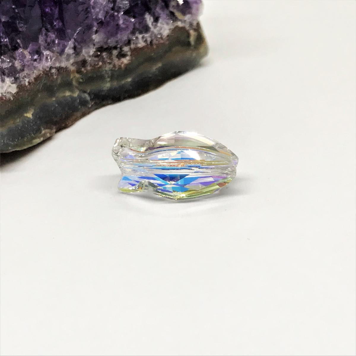Swarovski Elements Pez Separador | 14mm | Aurora Boreal (C3)- (5PZ)