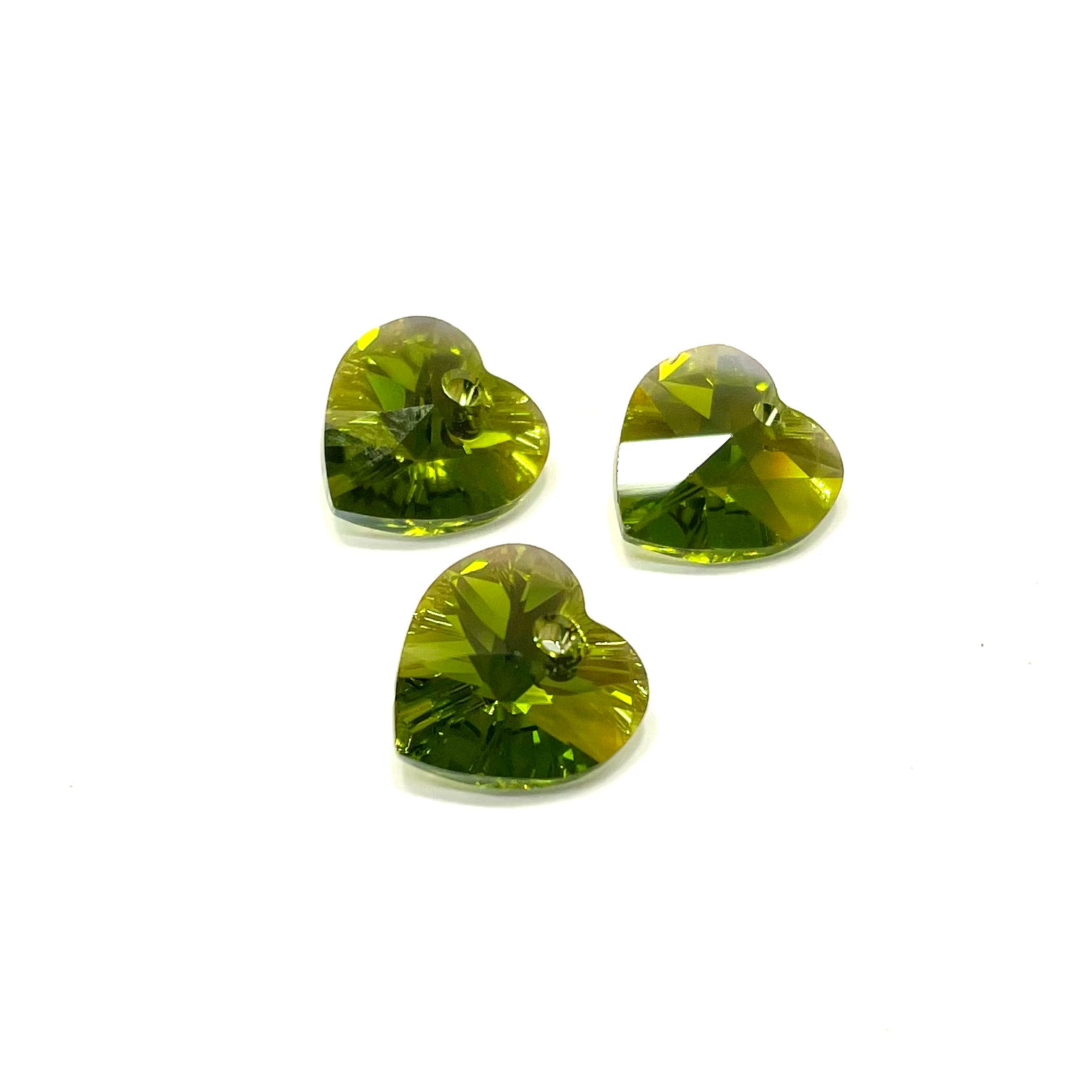 Swarovski Corazon | Dark Olive Green | (C1)-13COP)