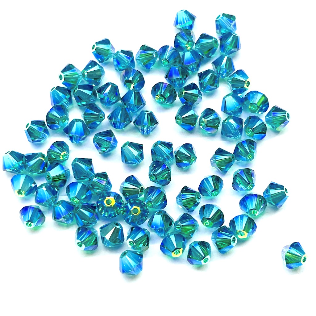 Bead Swarovski Crystals | 4mm | C2 CT #229 | 12u | Verde Tornasol