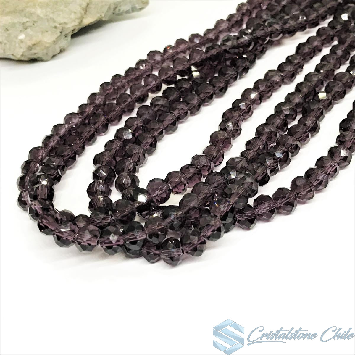 CRISTAL CHATO | 6MM | TRASLUCIDO MORADO (13-16H)
