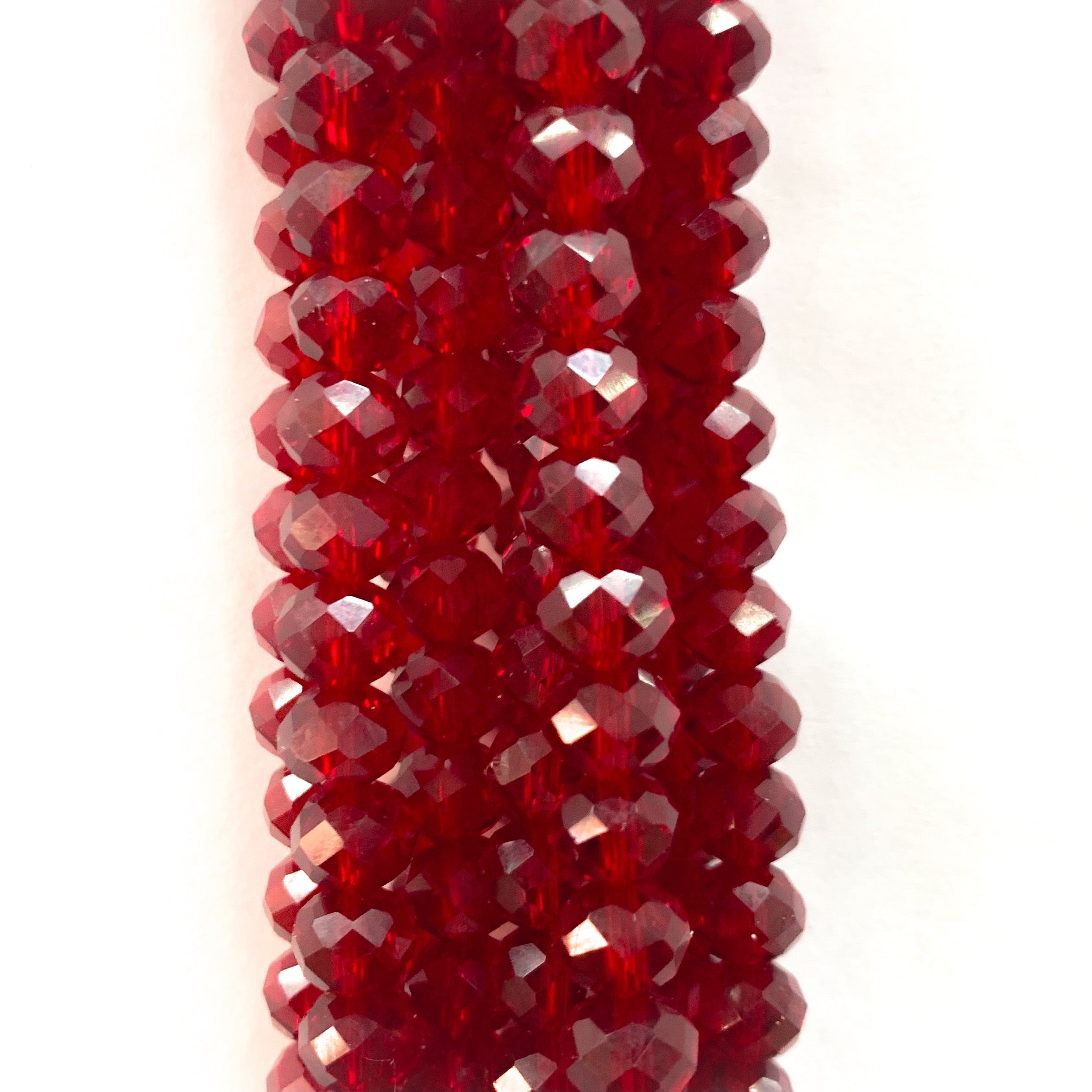 Cristal chato | 8 mm | Traslucido Rojo 4